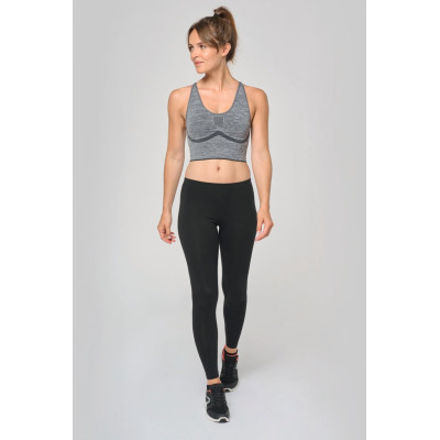 Ladies' seamless adjustable sports bra